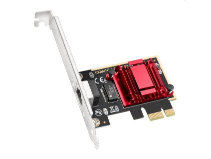 Cudy 2.5Gbps PCI Express Network Adapter, RJ45 Cat6/6A/7/8