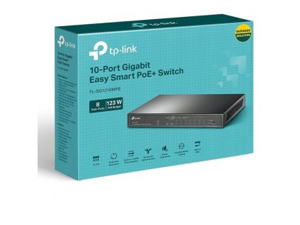TP-Link TL-SG1210MPE, 10-Port Gigabit Smart Switch TL-SG1210MPE