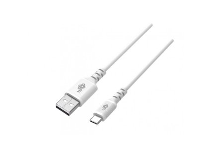 tb kabel usb usb c 1m silikonowy bialy s