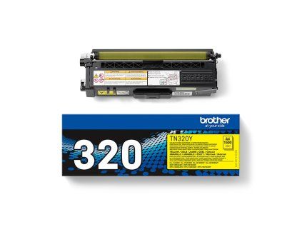TN 320Y Toner Carton Top s