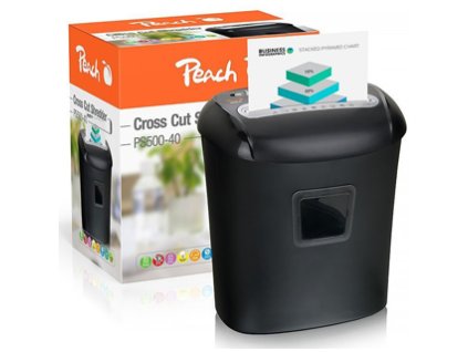 PEACH Skartovač Cross Cut Shredder PS500-40 PS500-40