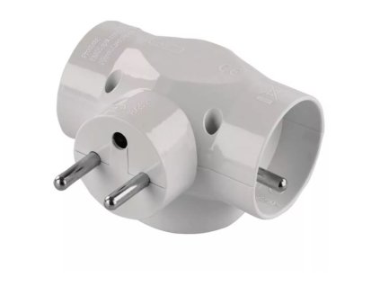 EMOS Zásuvka rozbočovacia 3x guľatá 1905030023