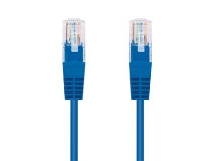 kabel c tech patchcord cat5e utp modry 0 25m i3799 s