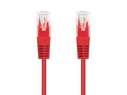 kabel c tech patchcord cat5e utp cerveny 0 25m i37 s