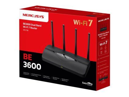 MERCUSYS MR27BE, BE3600 Dual-Band Wi-Fi 7 Router MR27BE