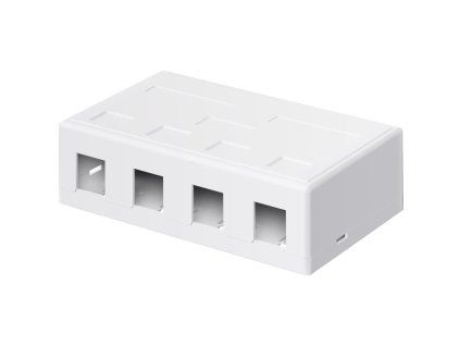 WENTRONIC Patch panel 4port, Keystone na stenu 79376