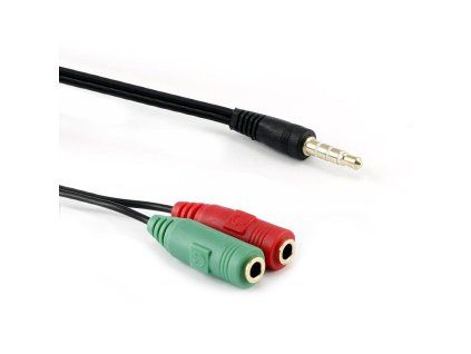 SBOX 35M-2X35F, Kábel audio 2x jack/1x jack 35M-2X35F