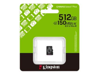 KINGSTON Micro SDXC CANVAS Select Plus 512GB SDCS3/512GBSP