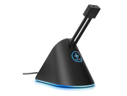 DELTACO GAM-044-RGB, Držiak na káble pre hráčov bl