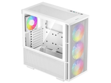 DEEPCOOL skříň CH560 / MidT/ 3x140 a 120mm ARGB fan / USB 3.0 / tvrzené sklo / bílá R-CH560-WHAPE4-G-1