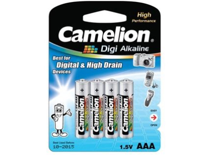 CAMELION Batérie alkalické DIGI AAA 4ks LR03 11210403