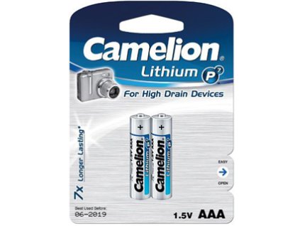 CAMELION Batérie LITHIUM P7 AAA 2ks FR03 19000203