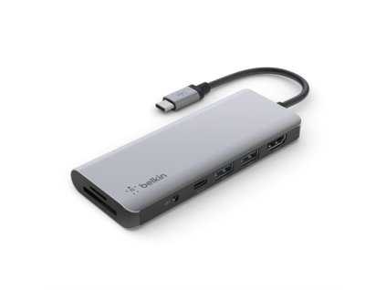 Belkin Connect USB-C 7-in-1 Multiport Adapter - Space Gray AVC009btSGY