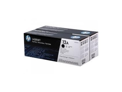 HP tisková kazeta černá,2-pack Q2612AD Q2612AD