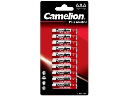 CAMELION Batérie alkalické PLUS AAA 10ks LR03 11001003