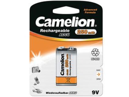 CAMELION Batéria nabíjateľná 9V 1ks NIMH 250mAH 17025122