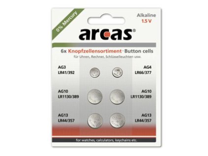 ARCAS Batérie 1xAG3/1xAG4/2xAG10/2xAG13 12750600