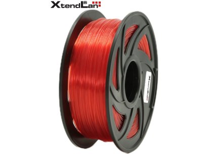 XtendLAN PLA filament 1,75mm průhledný oranžový 1kg 3DF-PLA1.75-TOR 1kg