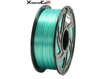 XtendLAN PLA filament 1,75mm lesklý zelený 1kg 3DF-PLA1.75-SGN 1kg