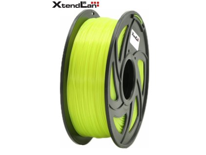 XtendLAN PETG filament 1,75mm žlutý 1kg 3DF-PETG1.75-YL 1kg