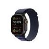 Apple Watch 49mm Navy Alpine Loop - Large - Black Titanium Finish MYPY3ZM/A