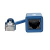 Tripplite Adaptér Ethernet Cable/Cisco Console Rollover Cable (RJ45 Samec/Samice), modrá, 12.7cm N034-05N-BL