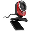 GENIUS Webcam QCam 6000/ červená/ Full HD 1080P/ USB2.0/ mikrofón 32200002408