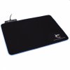 White Shark mousepad LED LUMINOUS L, 350x250 mm, black LUMINOUS-350x250