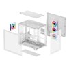 DEEPCOOL skříň CG530 4F ATX / 4x120mm ARGB fans / USB 3.0 / USB-C/ panoramatická / bílá R-CG530-WHADA4-G-1