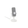Endorfy mikrofon Solum Voice S, stojánek, pop-up filtr, RGB, USB-C, 3.5mm Jack, Bílá EY1B015