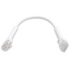 Ubiquiti U-Cable-PATCH-RJ45, Eth Patch Kábel, 0,1 m (0,22 m s konektormi), Cat6, biely U-Cable-Patch-RJ45