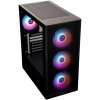 BitFenix skříň Grafi / ATX / 4x120 mms FRGB fan / 2x USB 3.0 / USB 2.0 / tvrzené sklo / černá BFC-GRM-KKGSK-4F