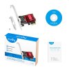 Cudy 2.5Gbps PCI Express Network Adapter, RJ45 Cat6/6A/7/8