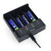 GEMBIRD Ni-MH + Li-ion Fast Battery Charger, black BC-USB-02