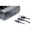 GEMBIRD Ni-MH + Li-ion Fast Battery Charger, black BC-USB-02