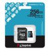 KINGSTON Micro SDXC CANVAS GO! Plus Gen4 256GB+A SDCG4/256GB
