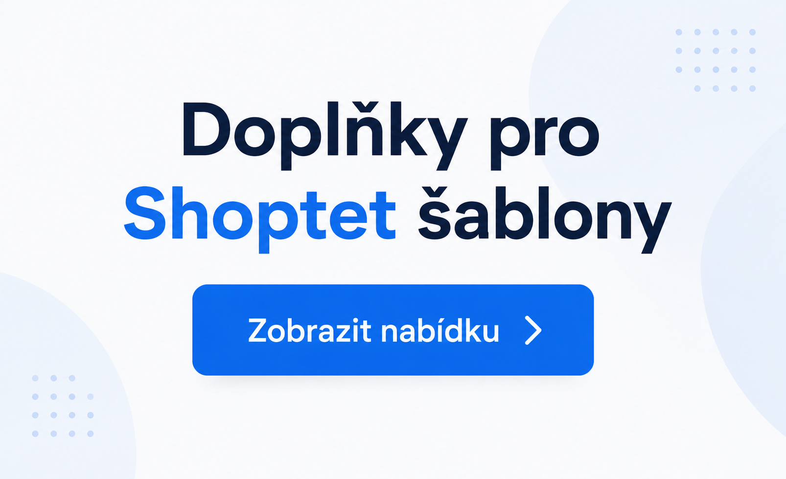 Doplňky pro Shoptet