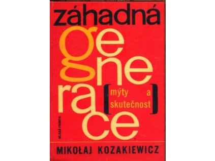 ZÁHADNÁ GENERACE