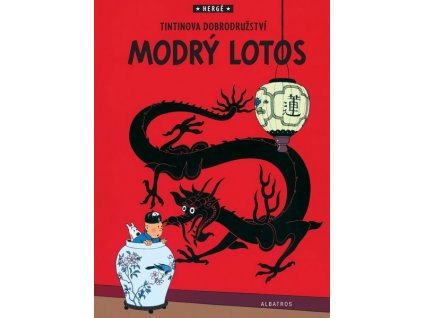 TINTIN (5) - MODRÝ LOTOS