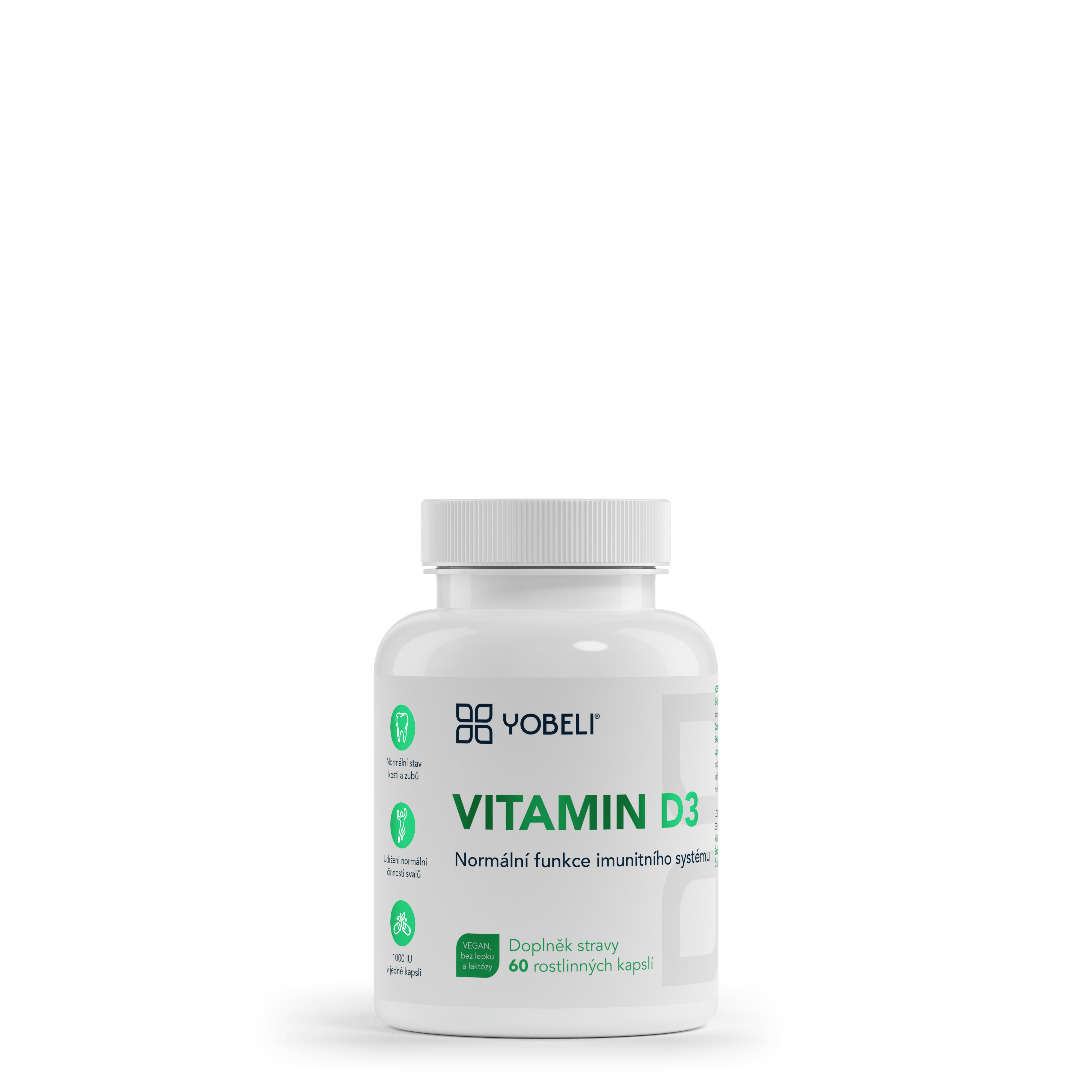 YOBELI® Vitamín D3 YOBELI | 60 kapsúl