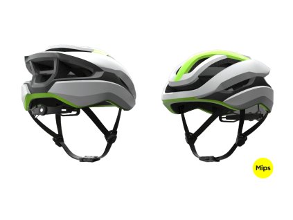 Helma LUMOS Ultra Fly Pro MIPS White Lime M/L