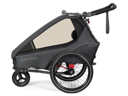 Vozík QERIDOO KidGoo2 Dark Steel Grey