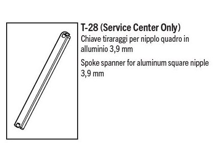 FULCRUM Tool 3,9 mm squared nipples (S.C. Only)