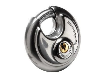 Zámok KRYPTONITE Disc S.S Key padlock 70mm