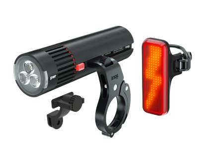 Sada svetiel KNOG PWR Trail 1100L, Blinder V & PWR Mount