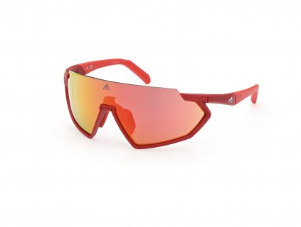 Slnečné okuliare ADIDAS Sport SP0041 Matte Red / Bordeaux Mirror