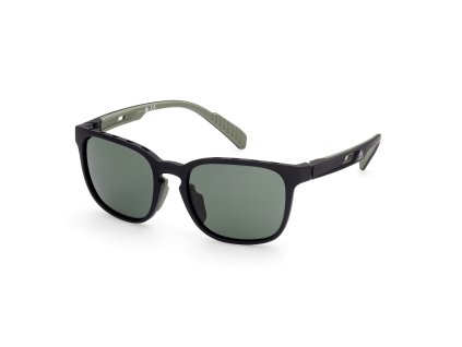 Slnečné okuliare ADIDAS Sport SP0033 Matte Black/Green Polarized