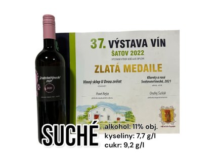 Svatovavřinecké rosé 2021