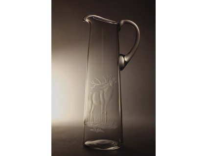 džbán 1,5l s rytinou jelena