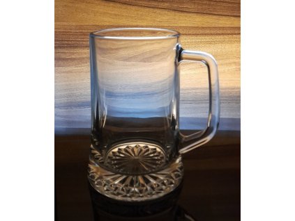 skleněný půllitr s uchem 500ml